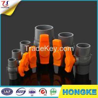 New Design Socket Pedestal PVC UPVC Ball Valve From China
