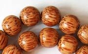 Wooden Beads, Round 10mm, Palm Wood