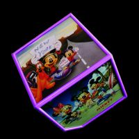 Magic Cube Turning Photo Frame-yellow