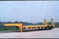 80T Wheelloader Carrier Low Bed Trailer