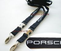 woven logo lanyards-2