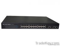 24-PORT 10/100M SWITCH WITH 24-PORT POE