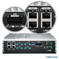 ECS-9000 Series Quad Core Intel Xeon/Core i7 (Skylake) High-performance Fanless Embedded Workstation System