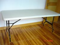 6ft blow mould folding table