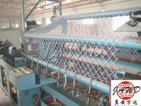 Galvanized chain link fence