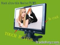 9inch ultra-thin touch button monitor