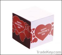 valentine memo pad