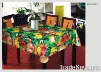 PVC tablecloth with non-woven backing From China
