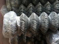 chain link wire mesh/50mm cell pvc coating fence/garden security wire mesh fence From China