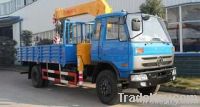 Crane mounted truck