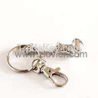 Fitness metal dumbbell keychain