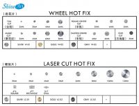 Wheel, Laser Cut Hot Fix