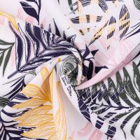 Printed Stryp Lenzing Ecovero Viscose Fabric