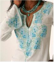 Collarless Casual Kurti