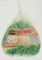 Leaf Painting Art: Handicraft, gift And Promotional Item