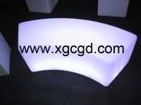 Illuminated Event Furniture, Illuminated Bench, LED