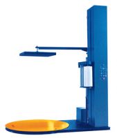 Top plate pallet wrapper