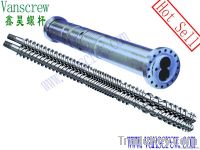 parallel twin screw barrel