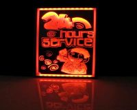 Fluorescent Neon Effects Led Writing Board