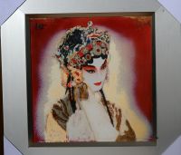 Modern Porcelain Plate -Lady