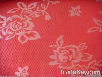 xinhua red jacquard mattress fabric