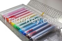 Kitpas Markers/Crayons with holders made in Japan