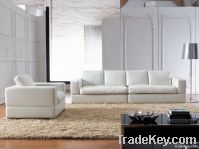 Italian leather modern design hotel sofa