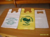 HDPE blocked t-shirt bags From China