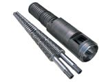 Twin barrel screw