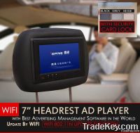 headrest taxi ad player