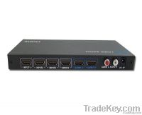 4x2 HDMI Matrix Switch & Splitter with Remote Control