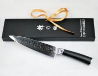 8 inch damascus chef&#039;s knife