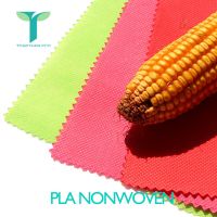 Polylactic Acid Spun-bond Non-woven Material Bio Based Corn Starch 100% Biodegradable Pla Spunbond Nonwoven Fabric