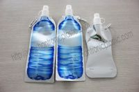 Reusable water bag, foldable sports water bag