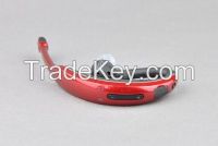 wind-noise reduction fashion bluetooth headset (shiny cola red)