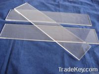 Clear silica sheet