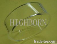 Clear Quartz glass  Flange