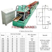 C&Z purlin forming machine