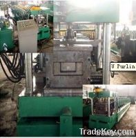 U purlin forming machine