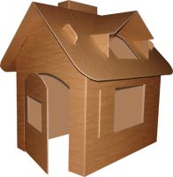 Cardboard Playhouse