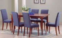 7 pc solid hardwood dinning set