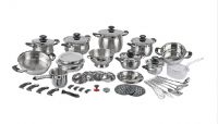 HIGH QUALITY 44PCS STAINLESS STEEL COOKWARE
