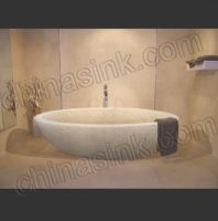 Beige Marble Italy Carving Kitchen Farm Sink