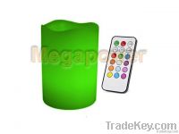 Battery Operated Flameless Wax CandleÃ¯Â¼ï¿½Remote Control Color Changing Wa