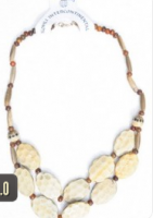 Hexagonal Horn Necklace