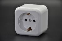 Schuko Socket Outlet Plug Surface Mounted German Standard