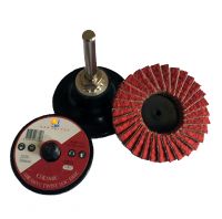 Mini quick change disc mini flap disc