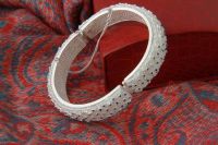 Luxury Gift Handmade Silver Bangle With