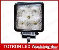 T1015 4" 15W 9-32V Square LED Work Light