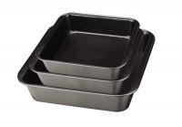 bakeware -carton steel non stick square pan